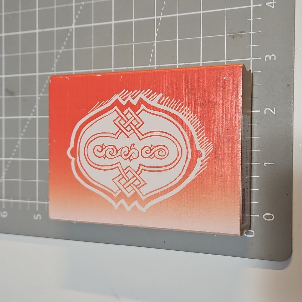 Georgeous "O" Monogram Rubber stamp Alphabet Soup line